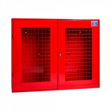 Щит пожарный закрытый металлический, двери с сеткой (Без комплекта) (1300*1000*1300)