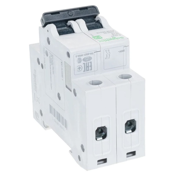 Картинка Выключатель автоматический 2п 16А С 4.5 кА Schneider EASY9