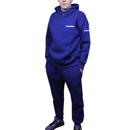 Мужской костюм с капюшоном цвет Ярко-Синий размер 50 MH98029N