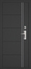 Дверь стальная форпост С-128 размер 860х2050 мм левая с цилиндрическим замком и дверной фурнитурой