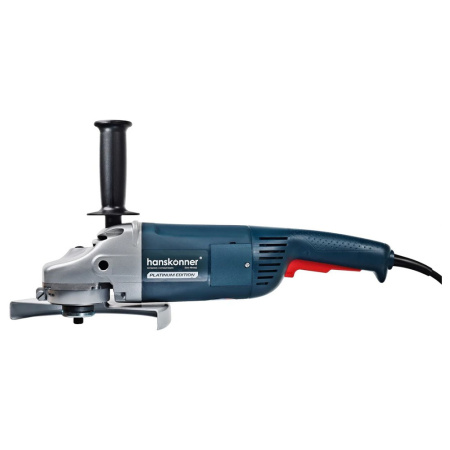 Картинка УШМ 230 мм 2200Вт плавный пуск Hanskonner PLATINUM