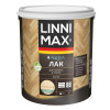 Лак акриловый для паркета и полов Прозрачный матовый 0,9 л Linnimax АКВА