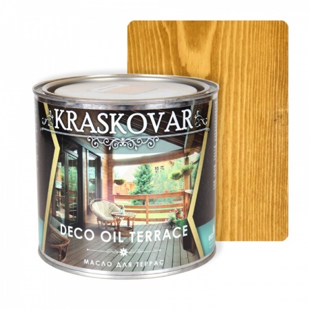 Масло для террас Kraskovar Deco Oil Terrace 2,2 л Дуб