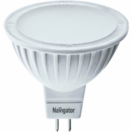 Лампа светодиодная LED MR16 GU5,3 5 вт 2700К Теплый свет Navigator