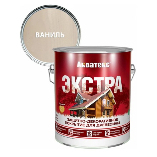 Картинка Антисептик 2,7 л Ваниль Акватекс Экстра