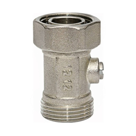 Картинка Узел нижнего подключения радиатора раздельный прямой 3/4 STOUT