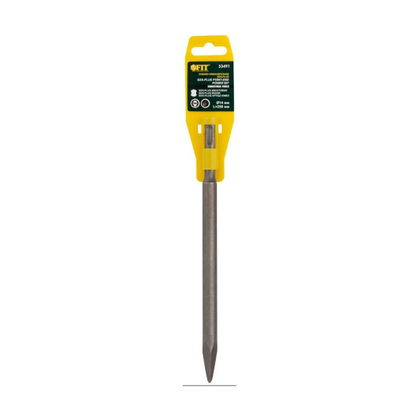 Картинка Зубило пикообразное SDS-plus 14х250 мм FIT