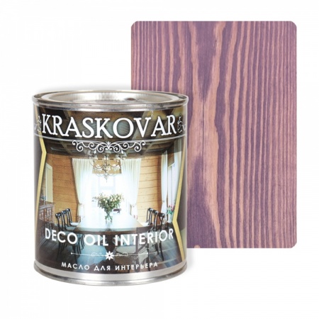 Масло для интерьера Kraskovar Deco Oil Interior 0,75 л Лаванда