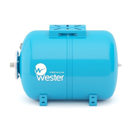 Картинка Гидроаккумулятор 50 л горизонтальный Синий 1" WAO50 Wester
