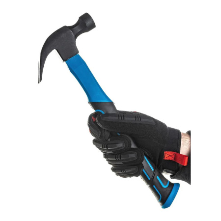 Картинка Молоток гвоздодер 450 гр фиберглассовая ручка Мастер Алмаз