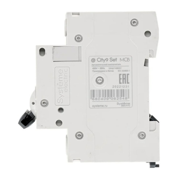 Картинка Выключатель автоматический 4п 6А С 4.5kA 400В City9 Set Systeme Electric