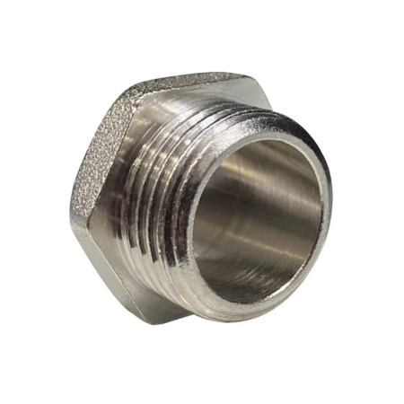 Картинка Пробка НР 1 1/2" латунь никелированная VALFEX
