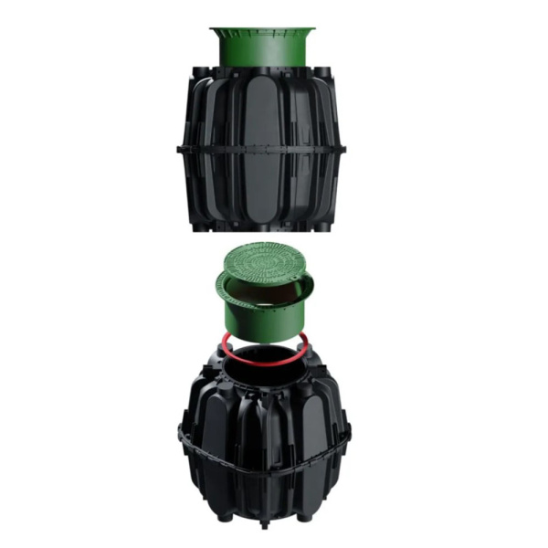 Картинка Колодец полимерный универсальный 1200-1300/1500 мм 1,3 м³ AQUASTOK