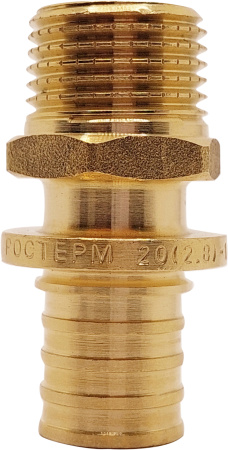 Картинка Переход НР 20-1/2" Латунь РОСТерм