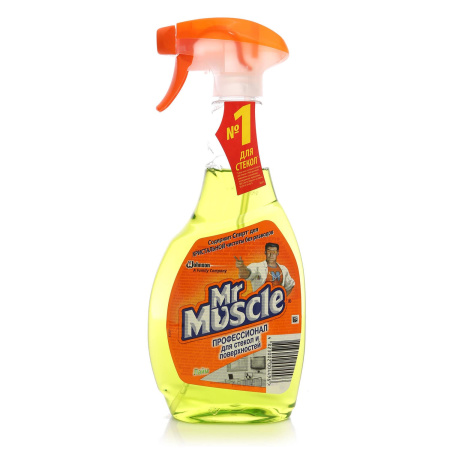 Картинка Мистер Мускул для стекол 500 мл (лайм/после дождя)