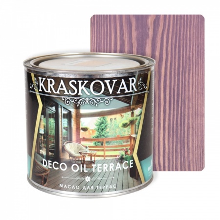 Масло для террас Kraskovar Deco Oil Terrace 2,2 л Лаванда