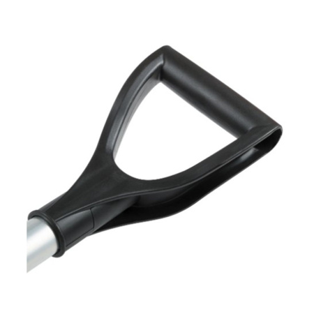 Картинка Лопата АКТИВ-АВТО укороченный алюминиевый черенок 365х260х900 мм АГРО