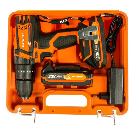 Картинка Аккумуляторная дрель-шуруповерт Патриот BR 201UES-h