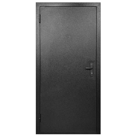 Картинка Дверь Форпост К TD5-1 960х2070 Левая металл Антик Темно-коричневый 9001-1 c фурнитурой и цилиндром