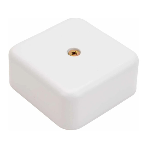 Картинка Распаячная коробка 50х50х20 мм Белая BS-W-50-50-20 IP40 ЭРА