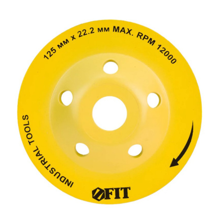 Картинка Диск алмазный два ряда сегментов 125х22,2 мм FIT
