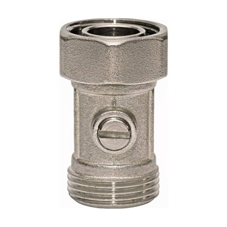 Картинка Узел нижнего подключения радиатора раздельный прямой 3/4 STOUT