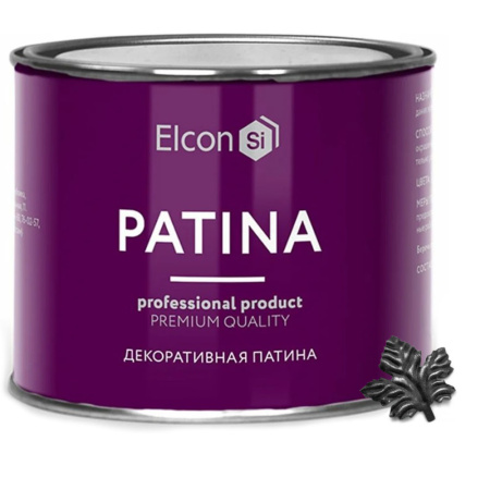 Краска декоративная Патина Серебро 0,2 кг Elcon Patina