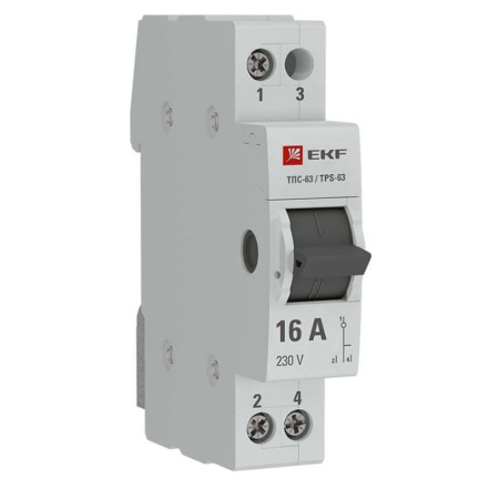 Картинка Трехпозиционный переключатель ТПС-63 1P 16А PROxima EKF
