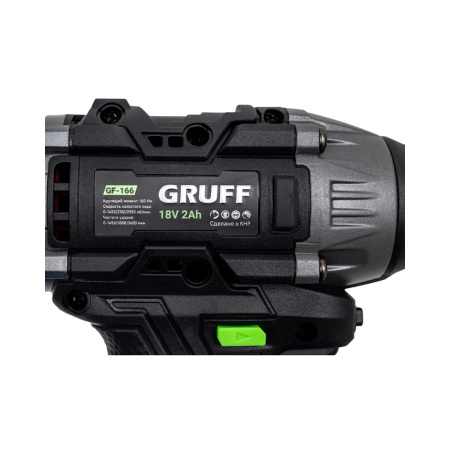Картинка Винтоверт ударный аккумуляторный бесщеточный GRUFF GF-166