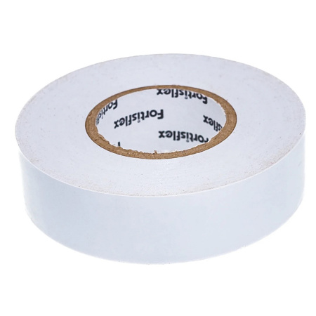 Картинка Изолента ПВХ 19х0.15х20000 мм Белая КВТ Fortisflex