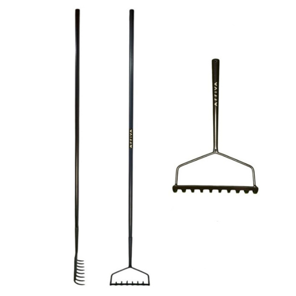 Картинка Грабли с увеличенным захватом цельнометаллические 8 зубов ARRIVA