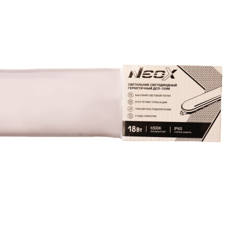 Картинка Светильник светодиодный герметичный ДСП-159Т 18Вт 6500К 105лм/Вт 1890Лм IP65 NEOX