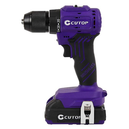 Картинка Шуруповерт 20В 2 батареи 2 Ач Cutop Профи