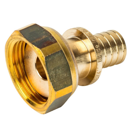 Картинка Переходник с накидной гайкой 16 x G 3/4 аксиальный STOUT