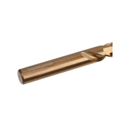 Картинка Сверло по металлу кобальт 12 мм Hanskonner