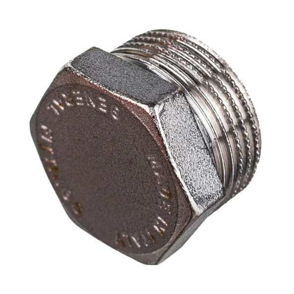 Картинка Пробка НР 3/4" никелированная STOUT