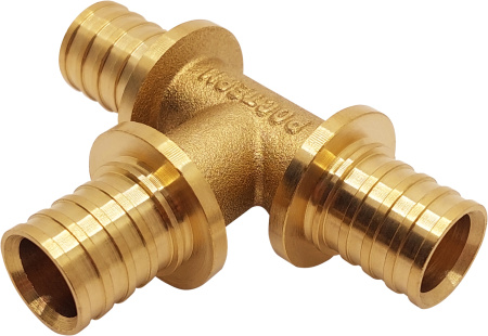 Картинка Тройник 16х16х16 см Латунь РОСТерм