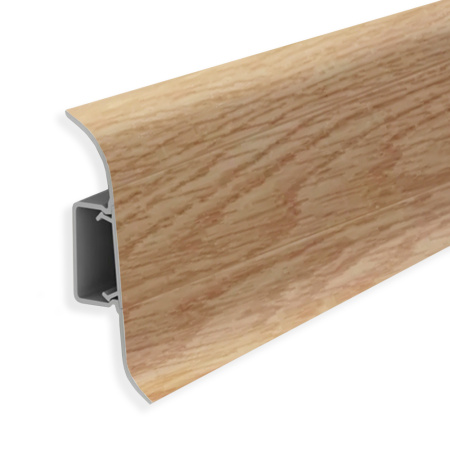 Плинтус К55 Комфорт 2,5 м Дуб беленый