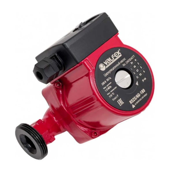 Картинка Циркуляционный насос VCP 25-60G 180 мм с гайками VALFEX RS25/6G-180