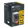 Картинка Корпус пластиковый навесной КМПн-4 IP41 TEKFOR Черная прозрачная дверь IEK