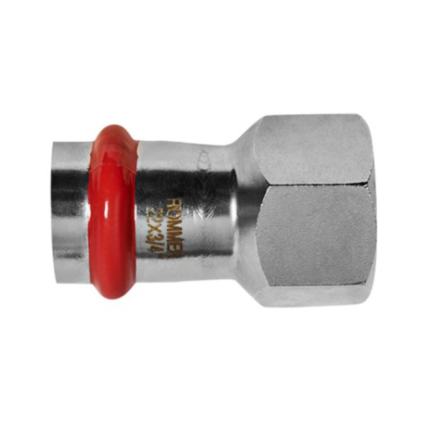 Картинка Переходник ВПр-ВР Ø 22х3/4" Нержавеющая сталь пресс ROMMER