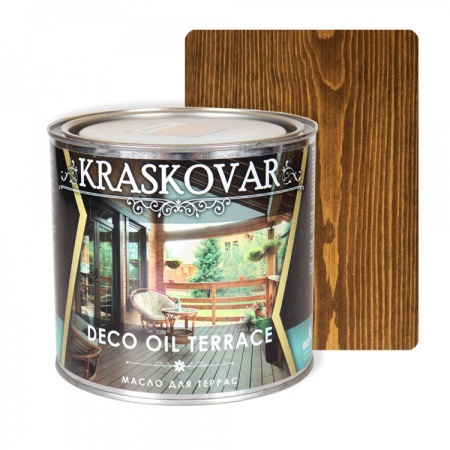 Масло для террас Kraskovar Deco Oil Terrace 2,2 л Орех