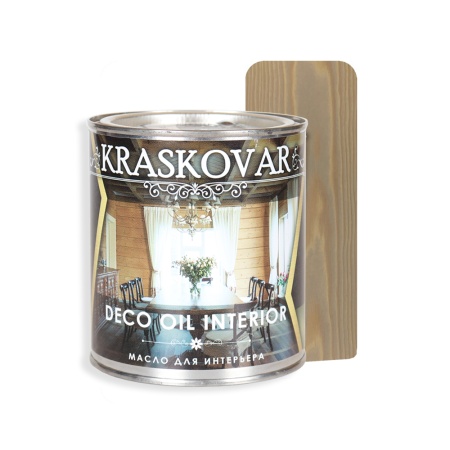 Масло для интерьера Kraskovar Deco Oil Interior 0,75 л Крем-брюле