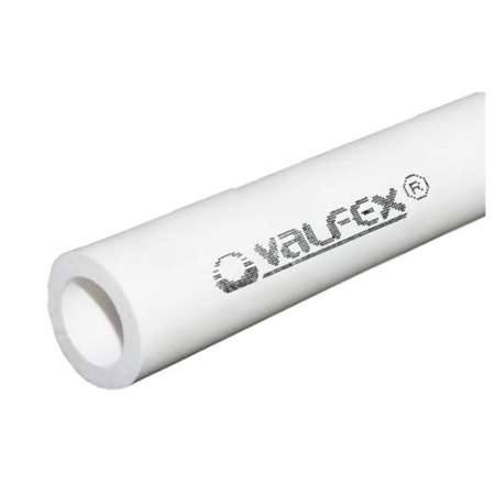 Труба ПП 25х4,2х2000 мм SDR 6 PN25 PPR армированная ALUMINIUM Белая Valfex
