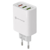 Сетевое зарядное устройство для iPhone/iPad 3 х USB 5V 3A Белое REXANT