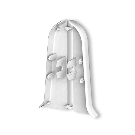 Картинка Торцевые заглушки для плинтуса Идеал Классик К-п70 Белый 001