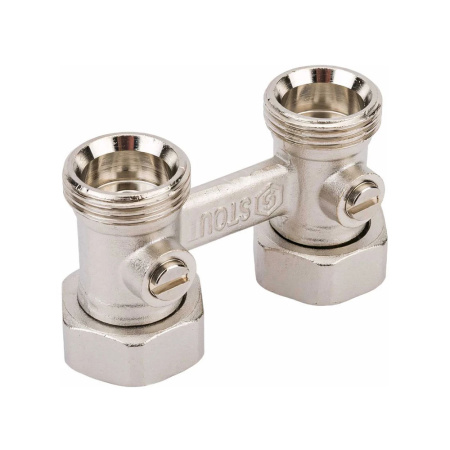 Картинка Узел нижнего подключения радиатора прямой 3/4 STOUT