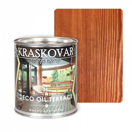 Масло для террас Kraskovar Deco Oil Terrace 0,75 л Махагон