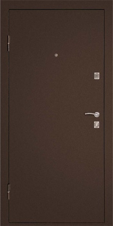 Дверь комфорт К В 860х2050 мм левая венге с цилиндрическим замком и дверной ручкой