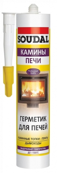 Soudal герметик для печей 300 мл до 1500 °C